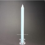 29cm Classic Column Rustic Dinner Candles - Aqua Blue